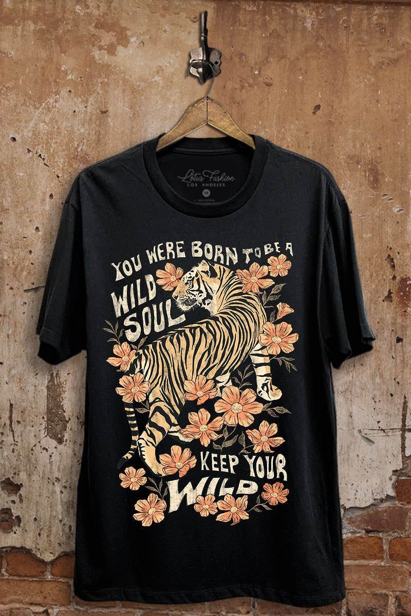 Wild Soul Tiger Graphic Top