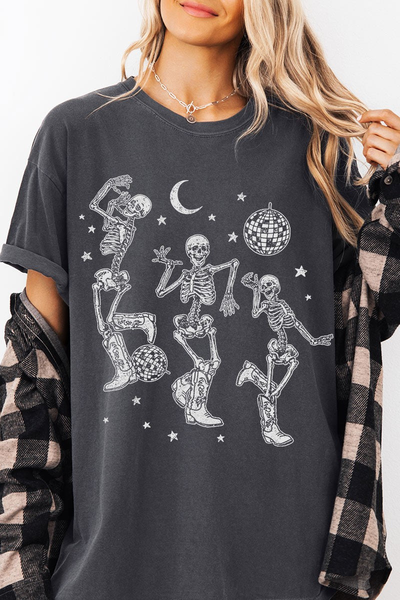 Dancing Skeleton Graphic Tee