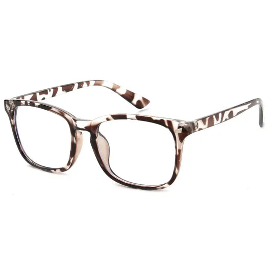 Tortoise Horn-Rimmed Frame Blue Light Blocker Glasses