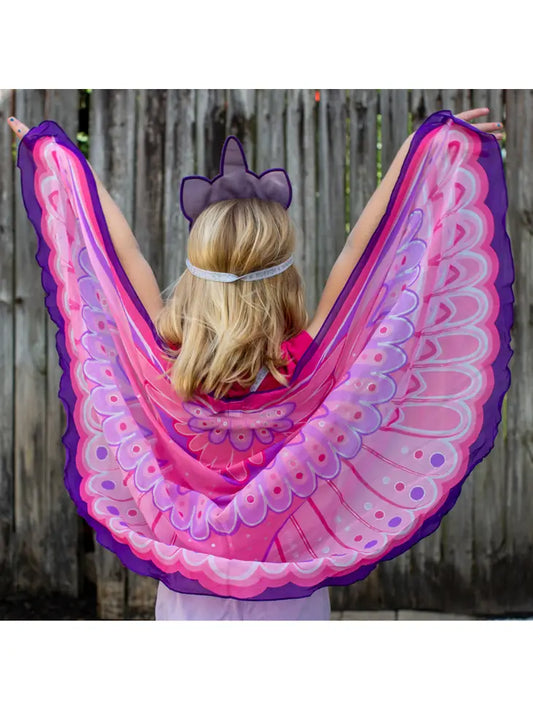 Costume- Pink Unicorn Wings + Mask