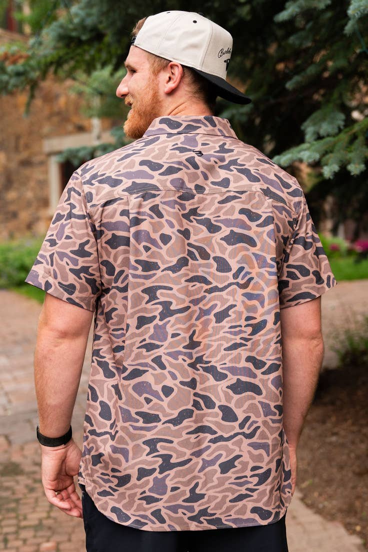 Performance Button Up - Gauge Camo