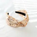 Gold Sequin Knot Headband