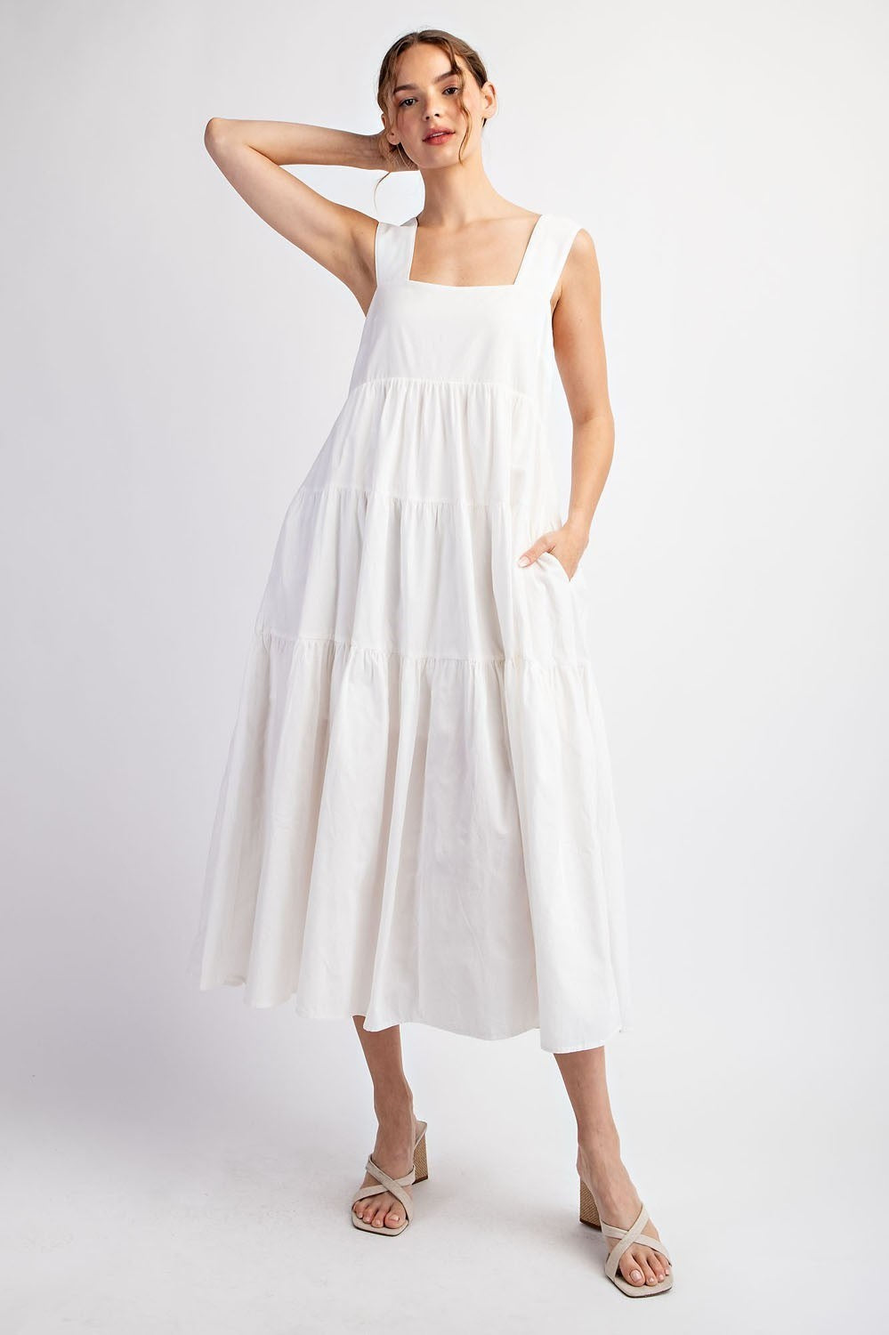 Frenchie Dress (White)
