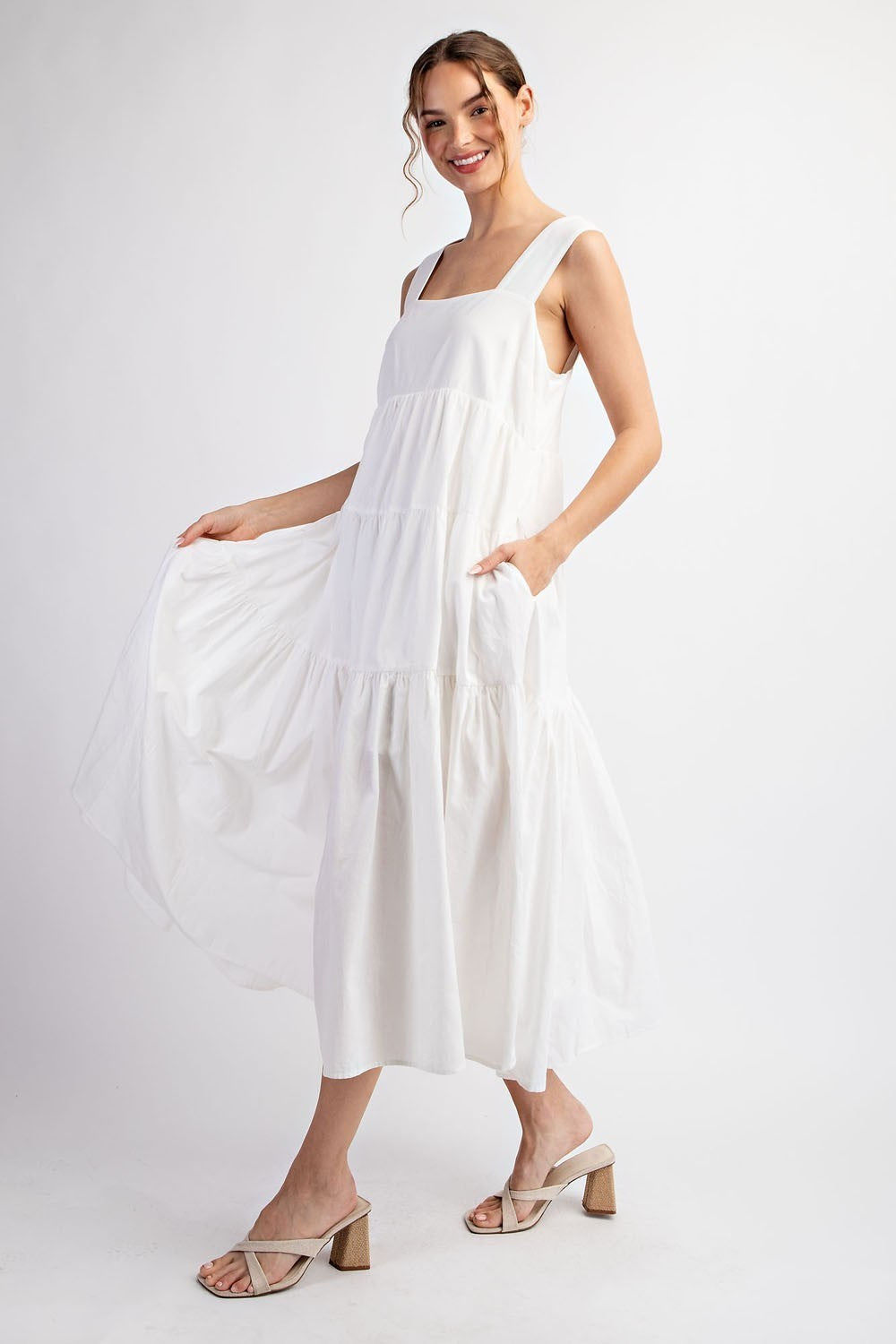 Frenchie Dress (White)