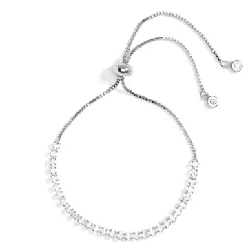 Pulley Tennis Bracelet (silver)