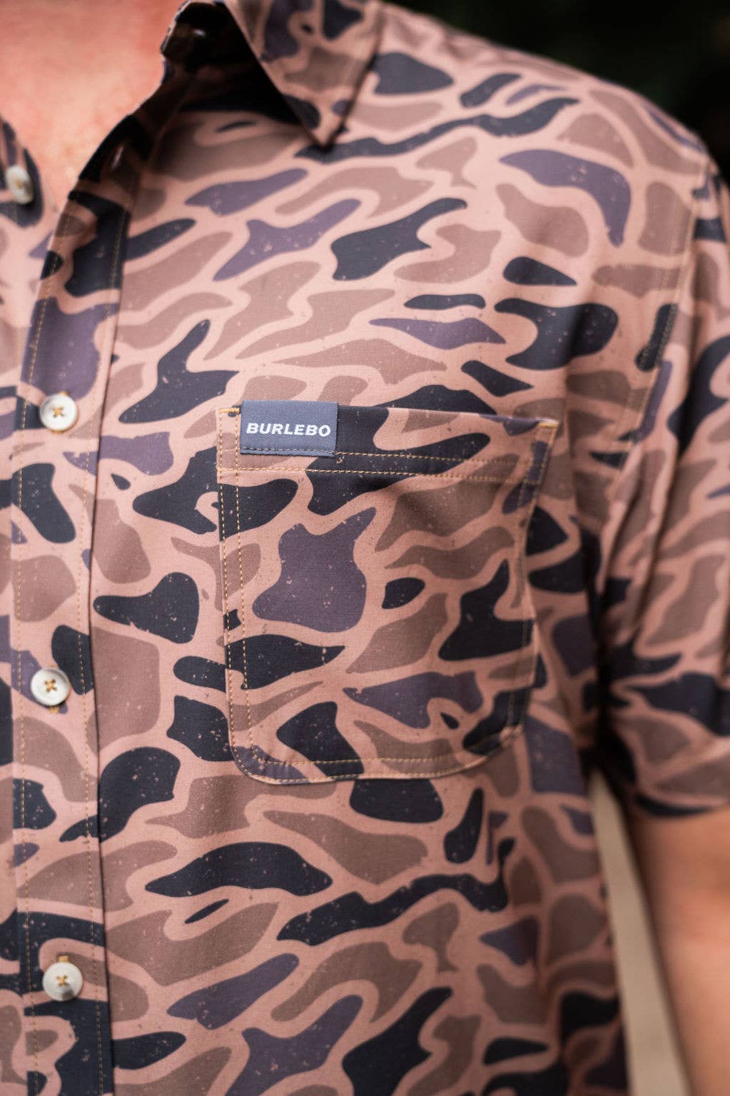 Performance Button Up - Gauge Camo