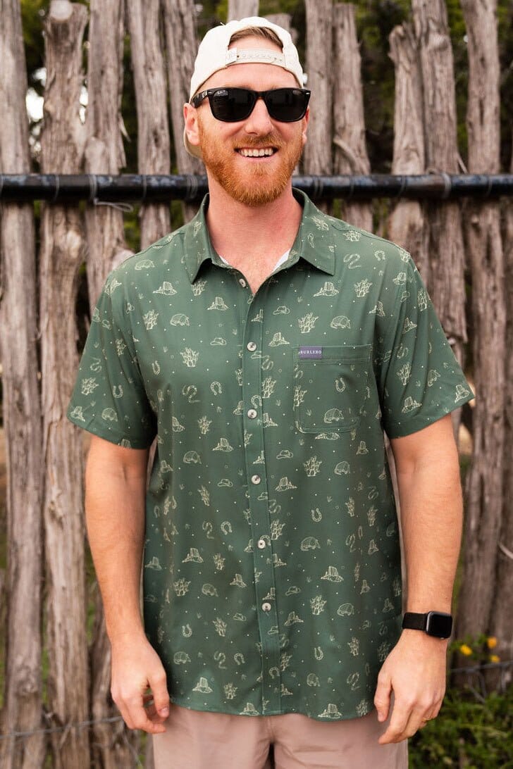 Burlebo-Performance Button Up - Out West